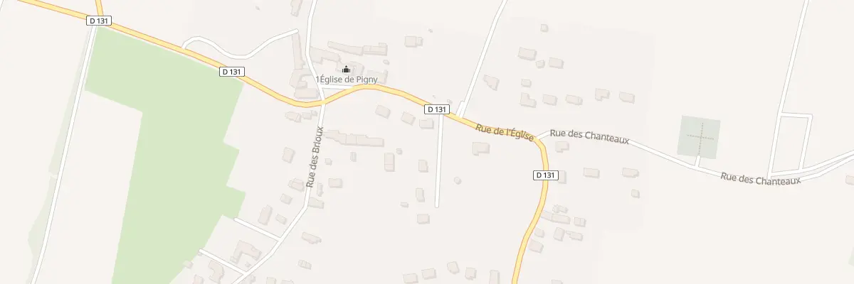 Plan du 3 Rue de l’Eglise à Pigny