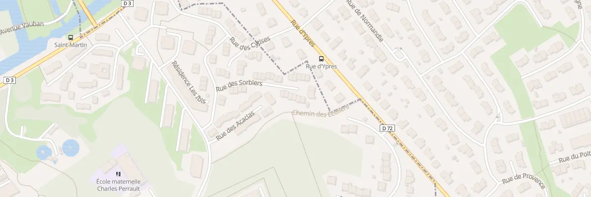 Plan du 16 Rue des Sorbiers à Bergues