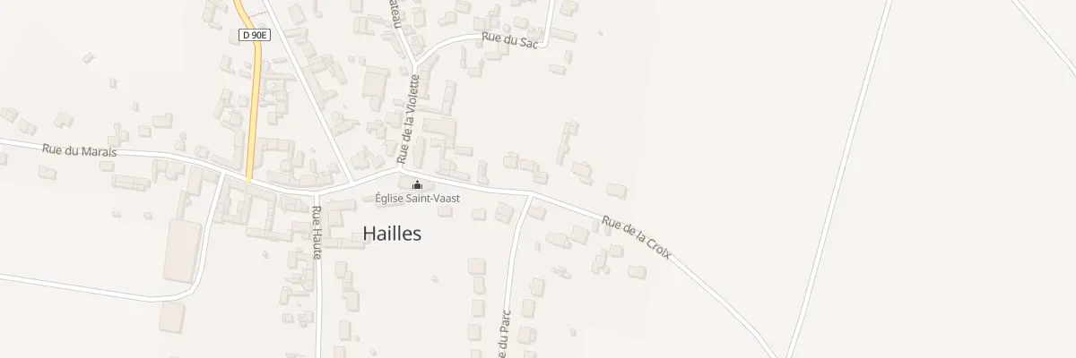 Plan du 11 Rue de la Croix à Hailles