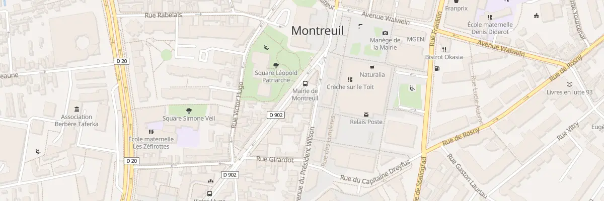 Plan du 7 Bd Rouget de Lisle à Montreuil