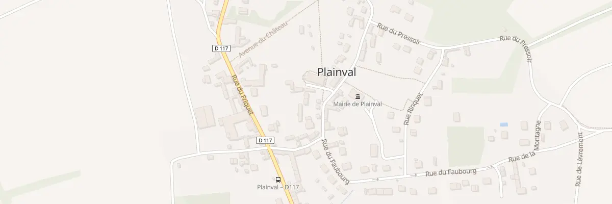 Plan du 123 Rue d’En Bas à Plainval