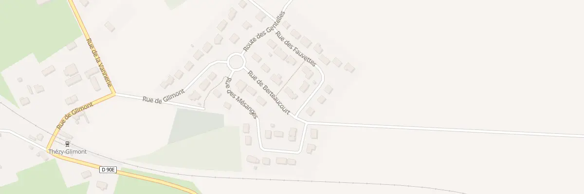 Plan du 7 Rue de Berteaucourt à Thézy-Glimont