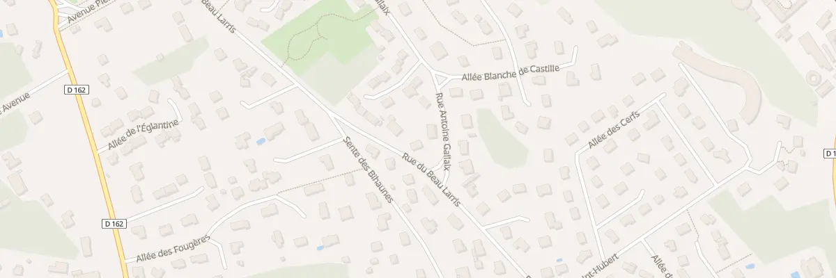 Plan du 38 Rue du Beau Larris à Lamorlaye
