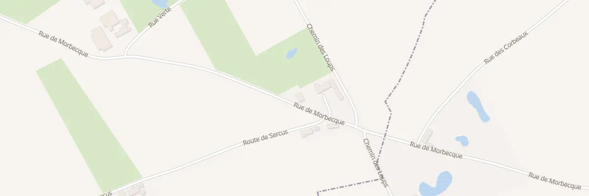 Plan du 2371 Rte de Morbecque à Lynde