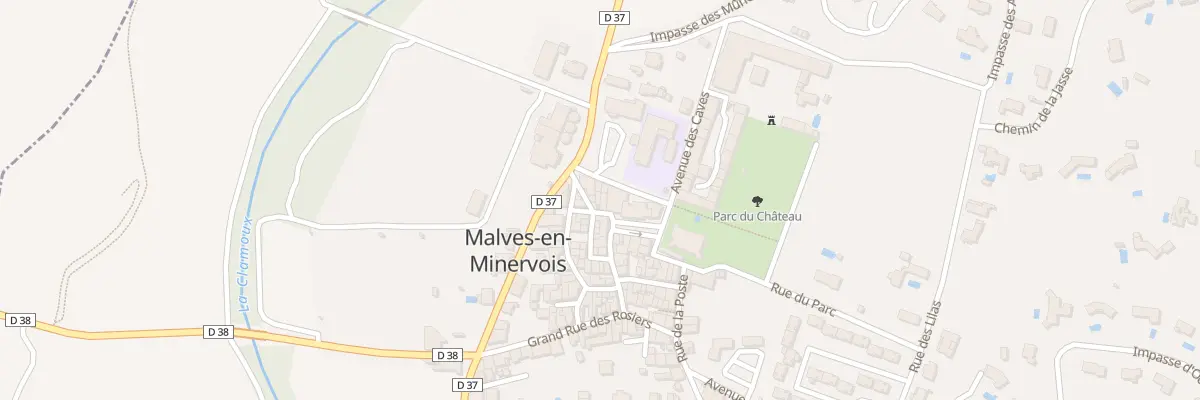 Plan du 35 Le Village à Malves-en-Minervois