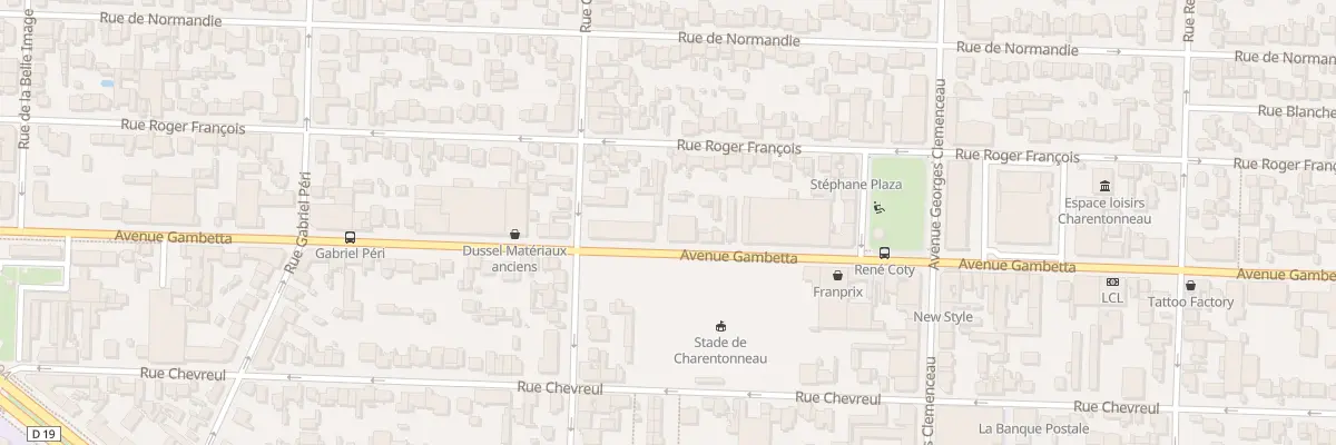Plan du 47 Av Gambetta à Maisons-Alfort