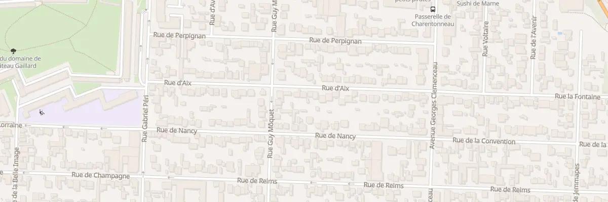 Plan du 24 Rue d’Aix à Maisons-Alfort