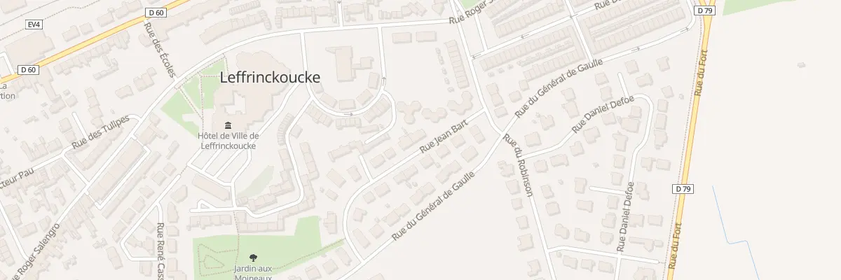 Plan du 165 Rue Jean Bart à Leffrinckoucke
