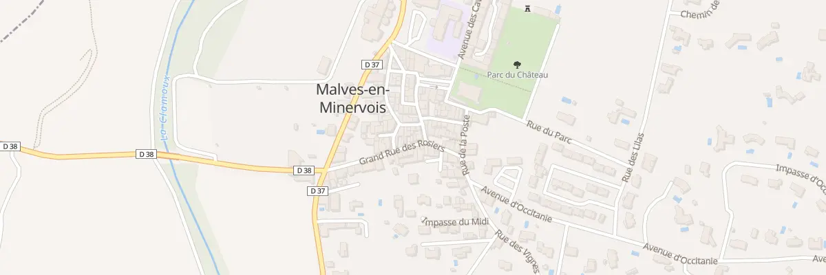 Plan du 19 Le Village à Malves-en-Minervois