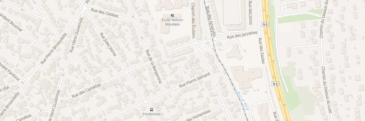 Plan du 6 Imp des Rosiers à Vigneux-sur-Seine