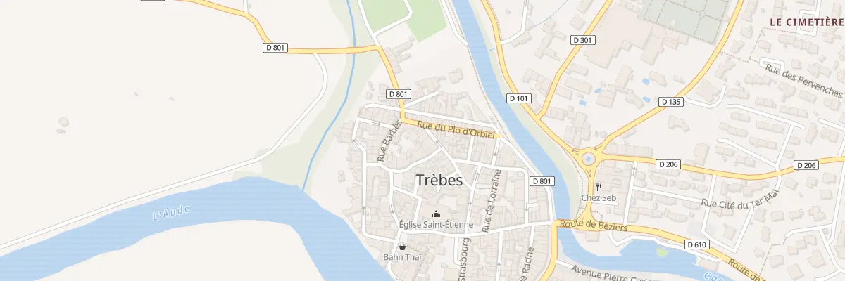 Plan du 23 Rue Victor Hugo à Trèbes
