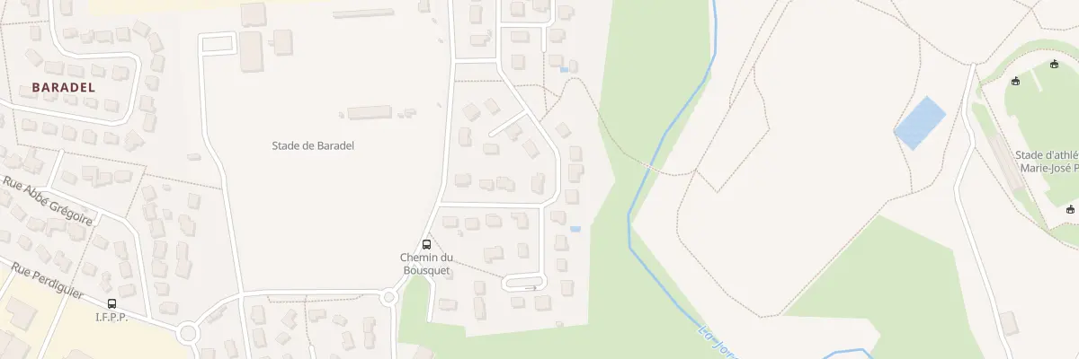 Plan du 50 Rue de Baradel à Aurillac