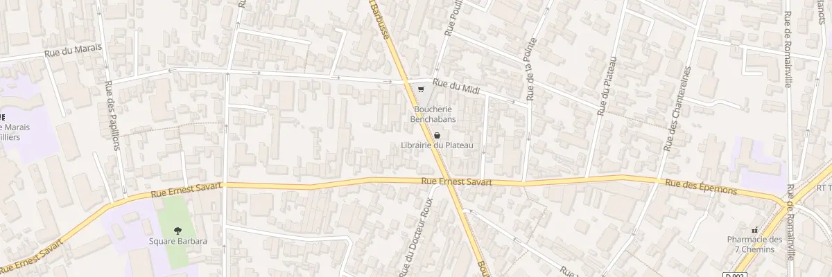 Plan du 97 Rue Ernest Savart à Montreuil