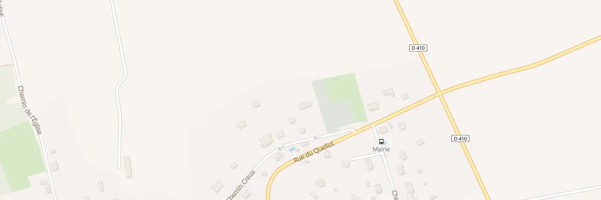 Plan du 4 Che Creux à Boulancourt