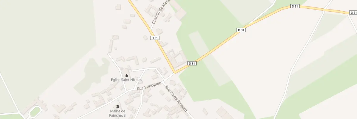 Plan du 2 Rte de Beauquesne à Raincheval