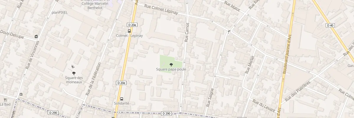 Plan du 80B Rue Carnot à Montreuil