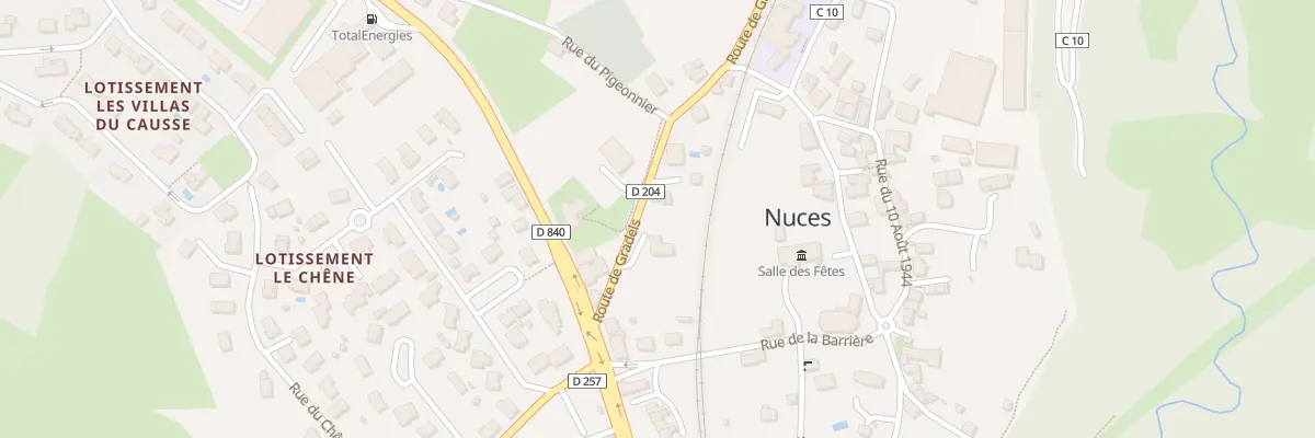 Plan du 5143 Nuces à Valady