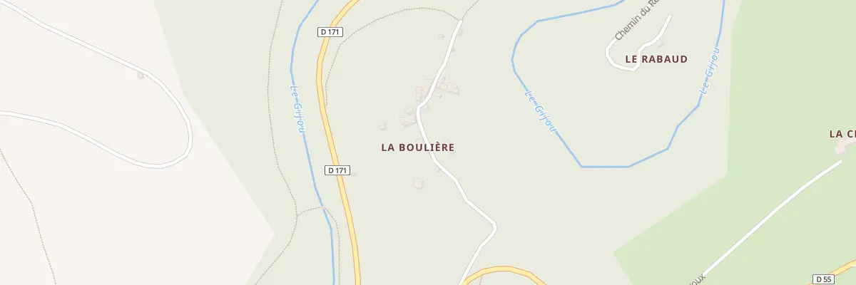 Plan du 217 Che de La Boulière à Vabre