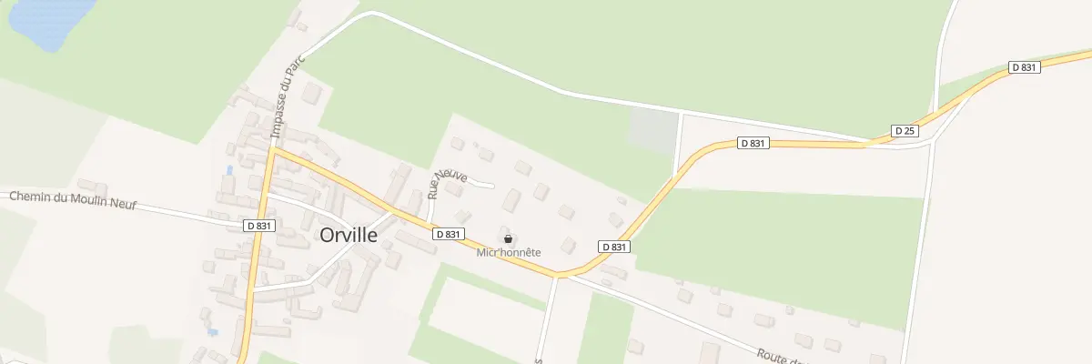 Plan du 3 Rue Neuve à Orville