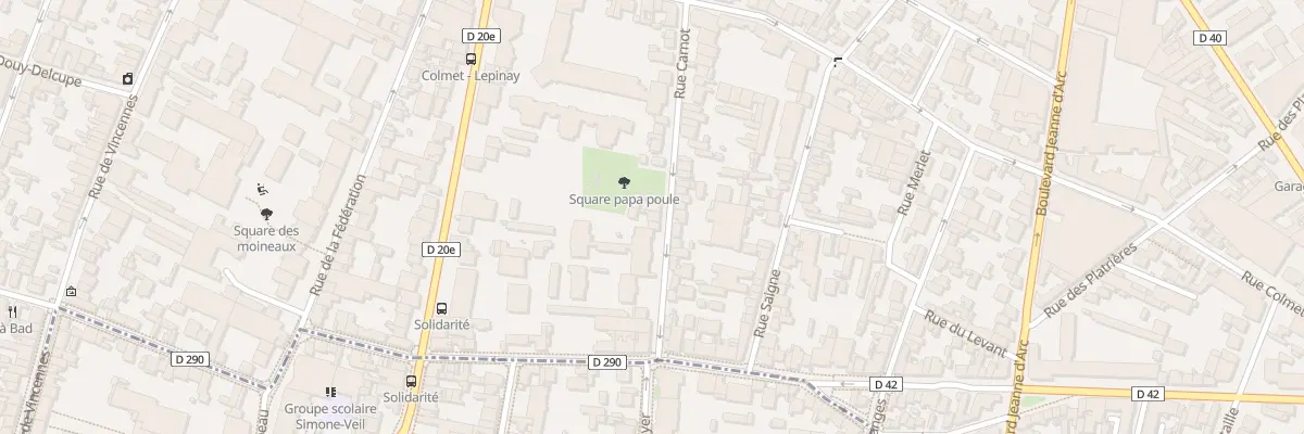 Plan du 90B Rue Carnot à Montreuil