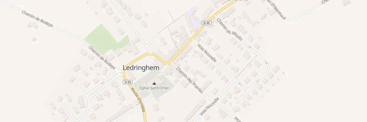 Plan du 4 Rte de Wormhout à Ledringhem