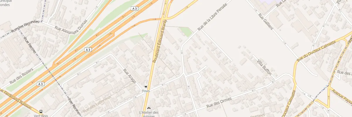 Plan du 62 Rue Libre Pensee à Romainville