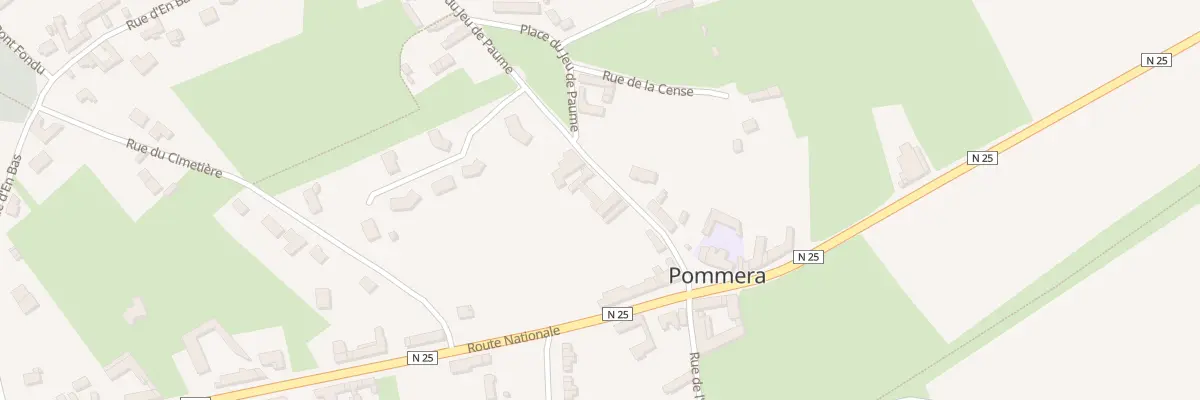 Plan du 3 Rue du Jeu de Paume à Pommera