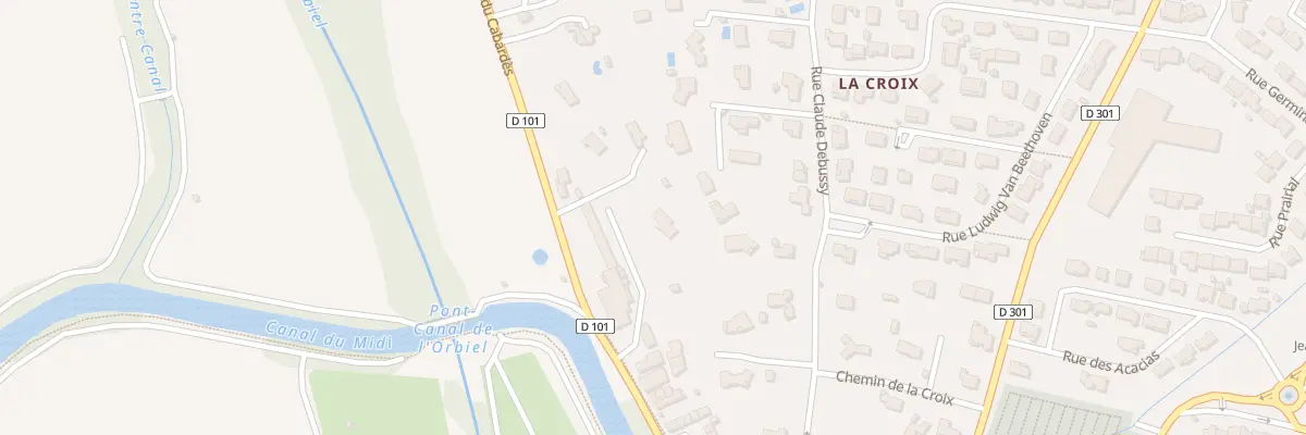 Plan du 52B Rte du Cabardès à Trèbes