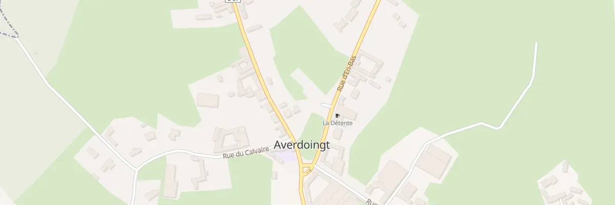 Plan du 1 Rue d’En Bas à Averdoingt