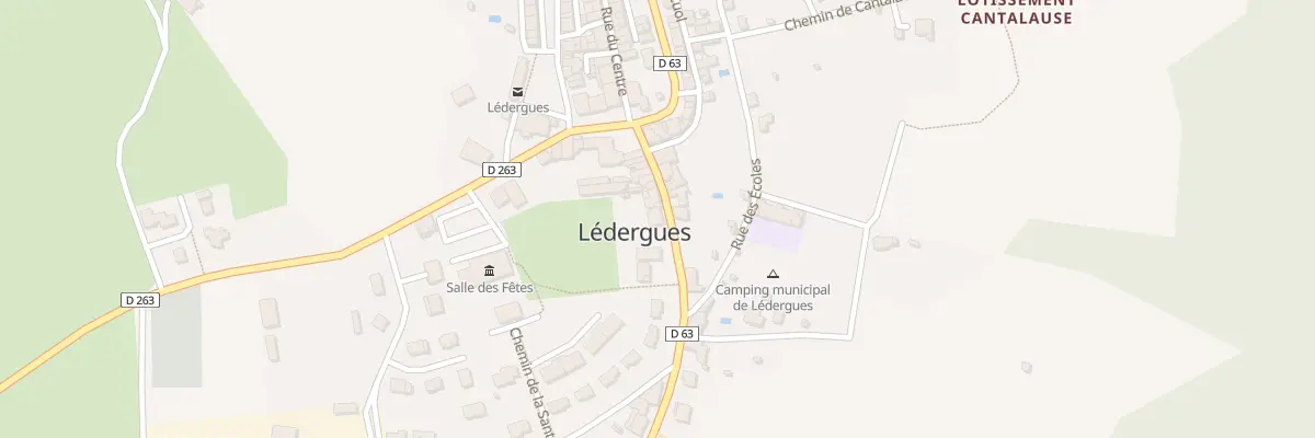 Plan du 5069 Ledergues à Lédergues