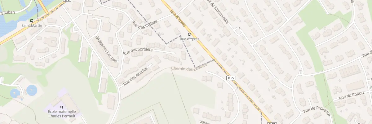 Plan du 22 Rue des Sorbiers à Bergues