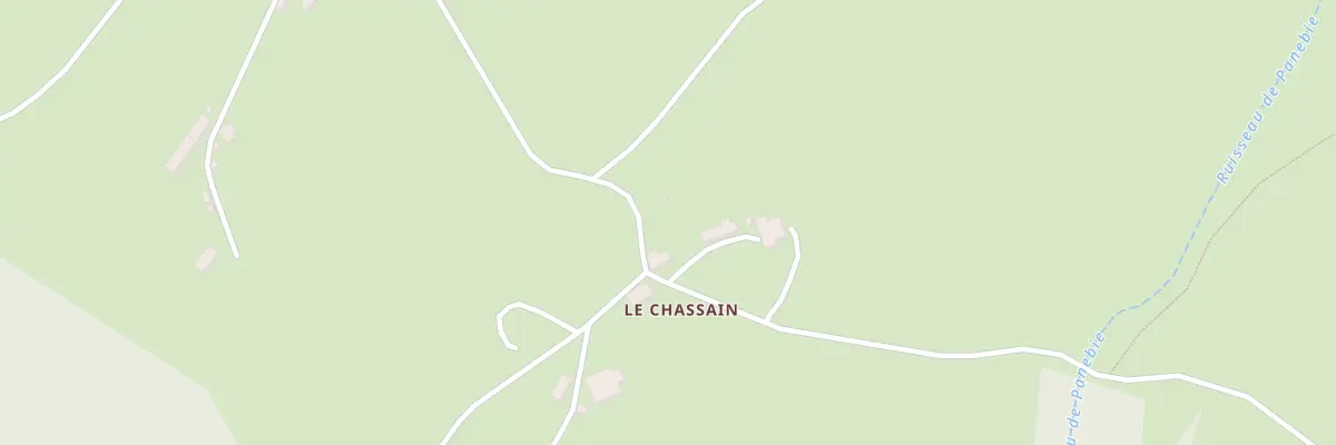 Plan du 1 Le Chassain au Compas
