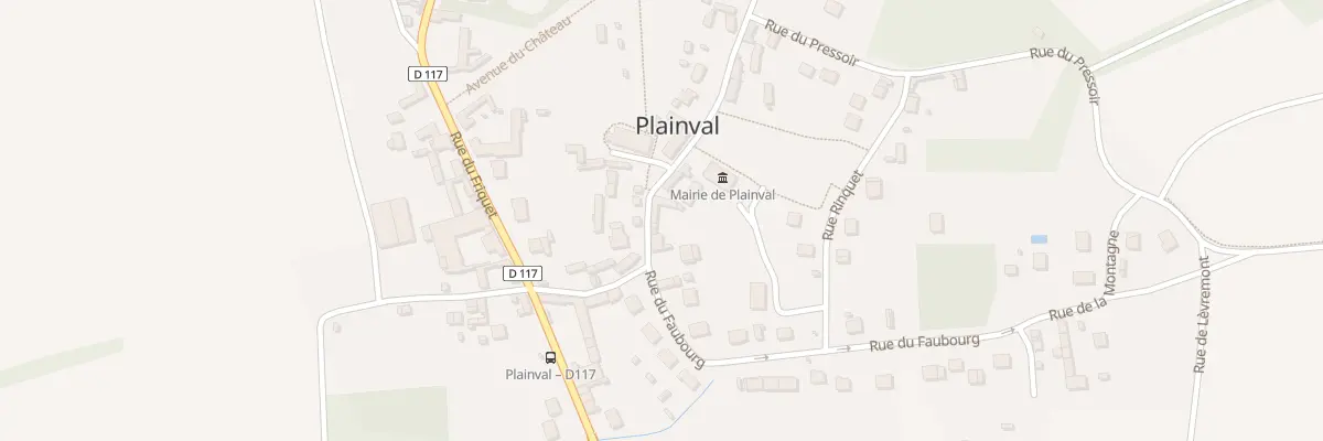 Plan du 118 Rue d’En Bas à Plainval