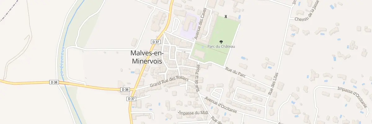 Plan du 56 Le Village à Malves-en-Minervois