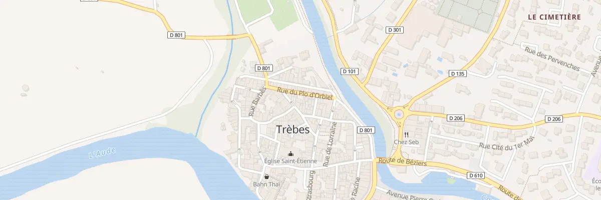 Plan du 3 Rue Plo d’Orbiel à Trèbes