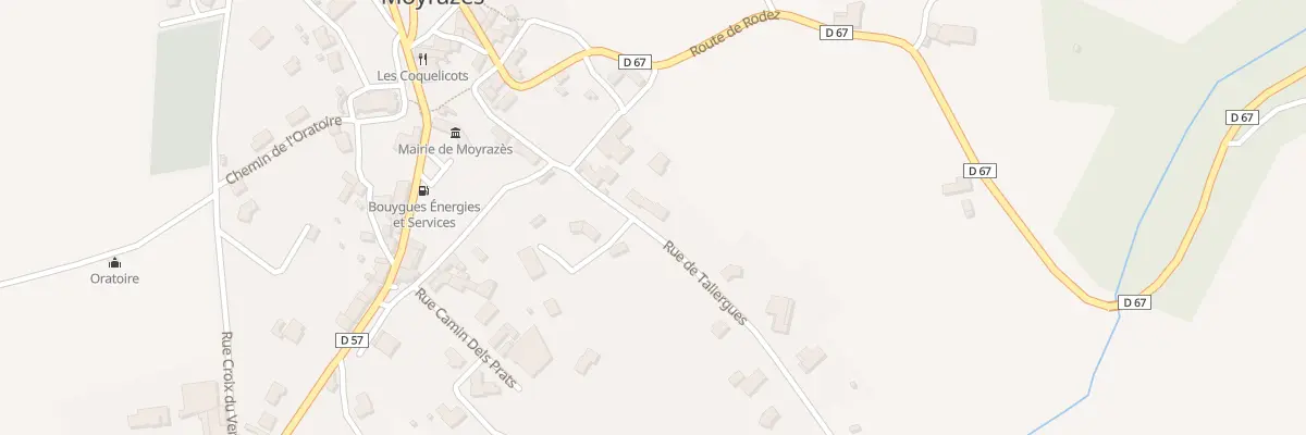 Plan du 5079 Moyrazes à Moyrazès