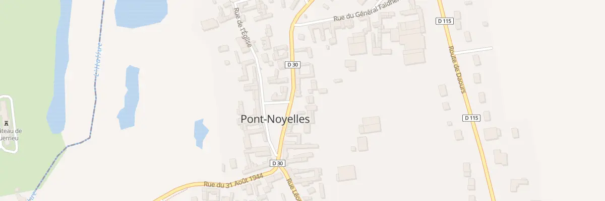 Plan du 34 Rue du 31 Août 1944 à Pont-Noyelles