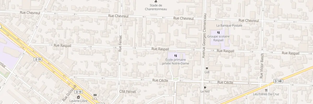Plan du 48 Rue Raspail à Maisons-Alfort