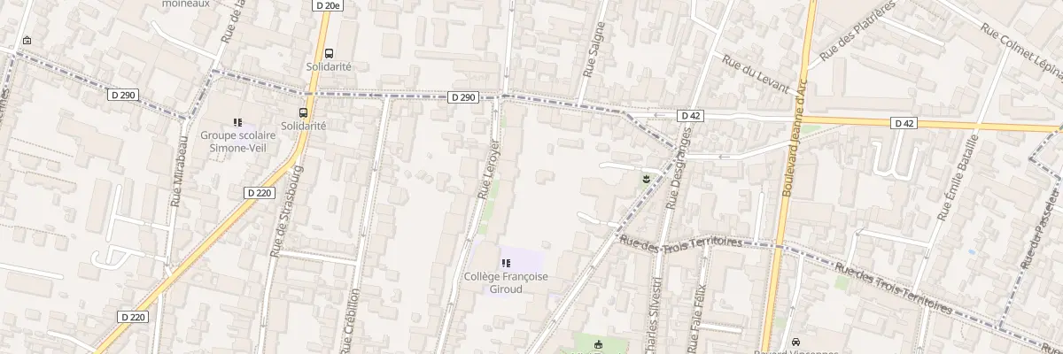 Plan du 38 Rue Leroyer à Vincennes