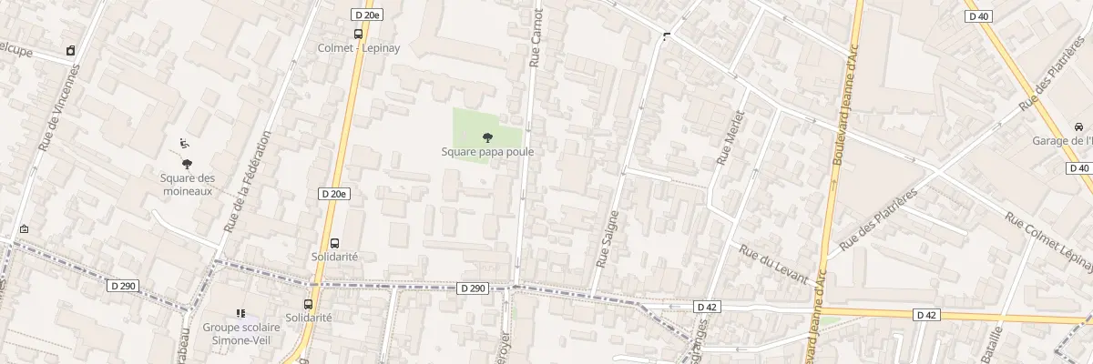 Plan du 75 Rue Carnot à Montreuil