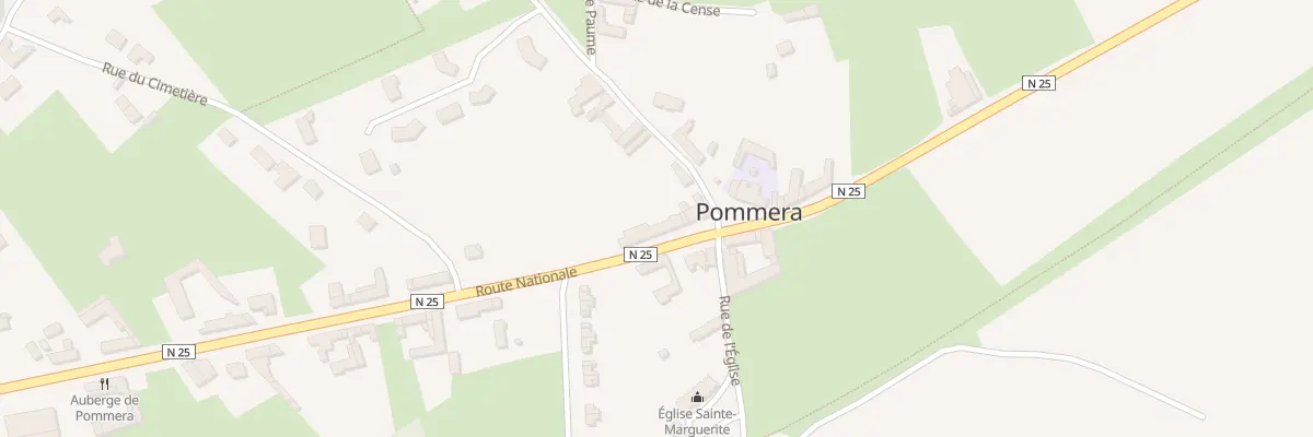 Plan du 18 Rte Nationale à Pommera