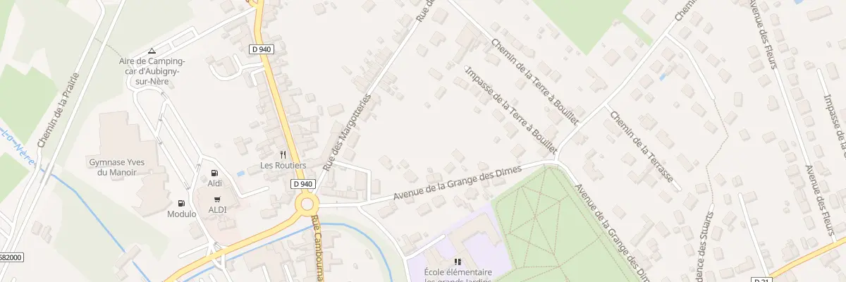 Plan du 7B Av de la Grange des Dîmes à Aubigny-sur-Nère
