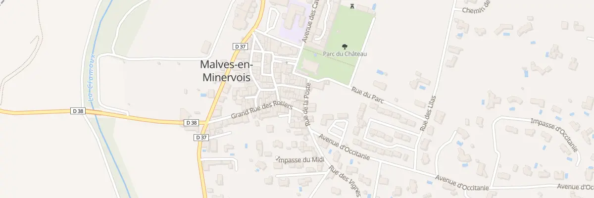 Plan du 66 Le Village à Malves-en-Minervois
