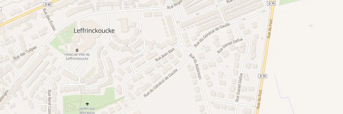 Plan du 196 Rue Jean Bart à Leffrinckoucke