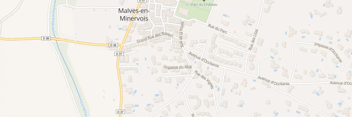 Plan du 151 Feinteoulie à Malves-en-Minervois