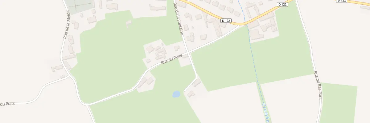 Plan du 12 Rue de la Fontaine à Boëseghem
