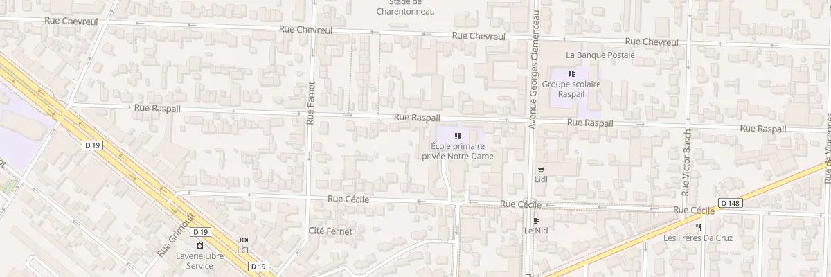 Plan du 50 Rue Raspail à Maisons-Alfort