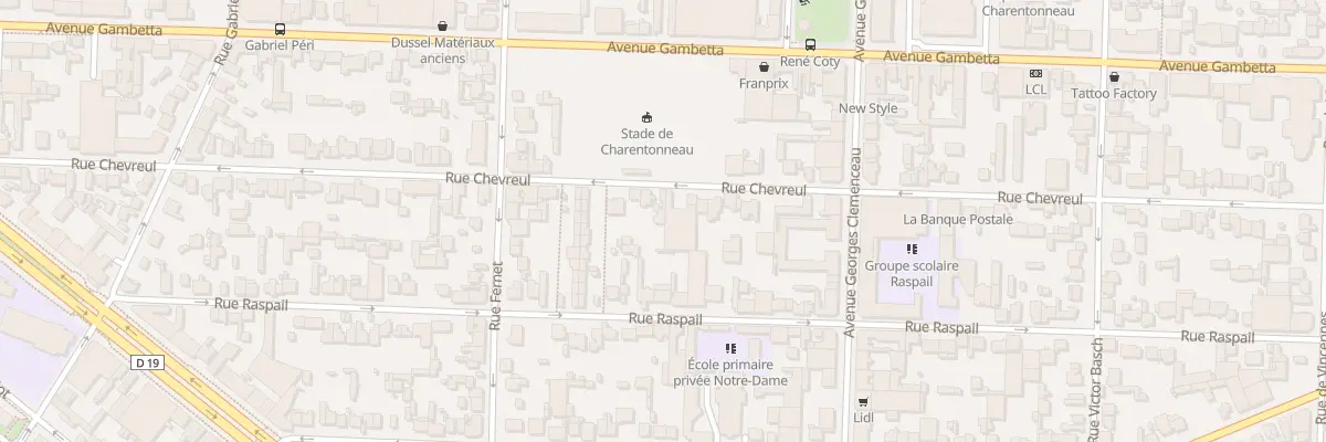 Plan du 72 Rue Chevreul à Maisons-Alfort