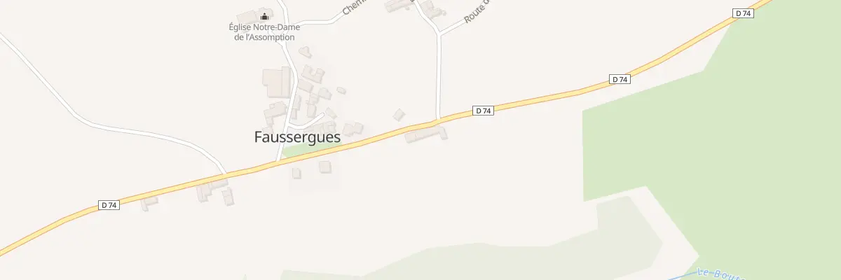 Plan du 2430 Rte de Faussergues à Faussergues