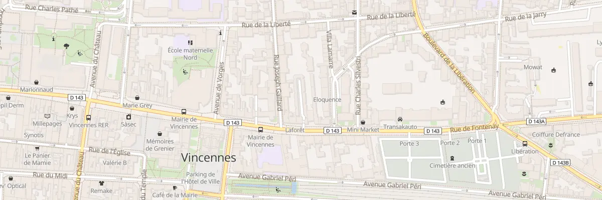 Plan du 62 Rue de Fontenay à Vincennes